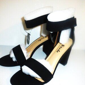 BN7 - Sheln Velvet WOMANS' SHOES SZ 9 Ladies Black Shoes Dress Shoes